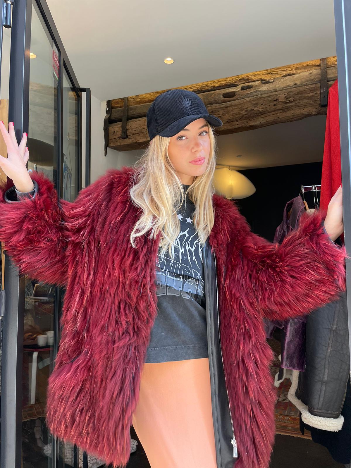Vintage Barbara Bui Fur Coat