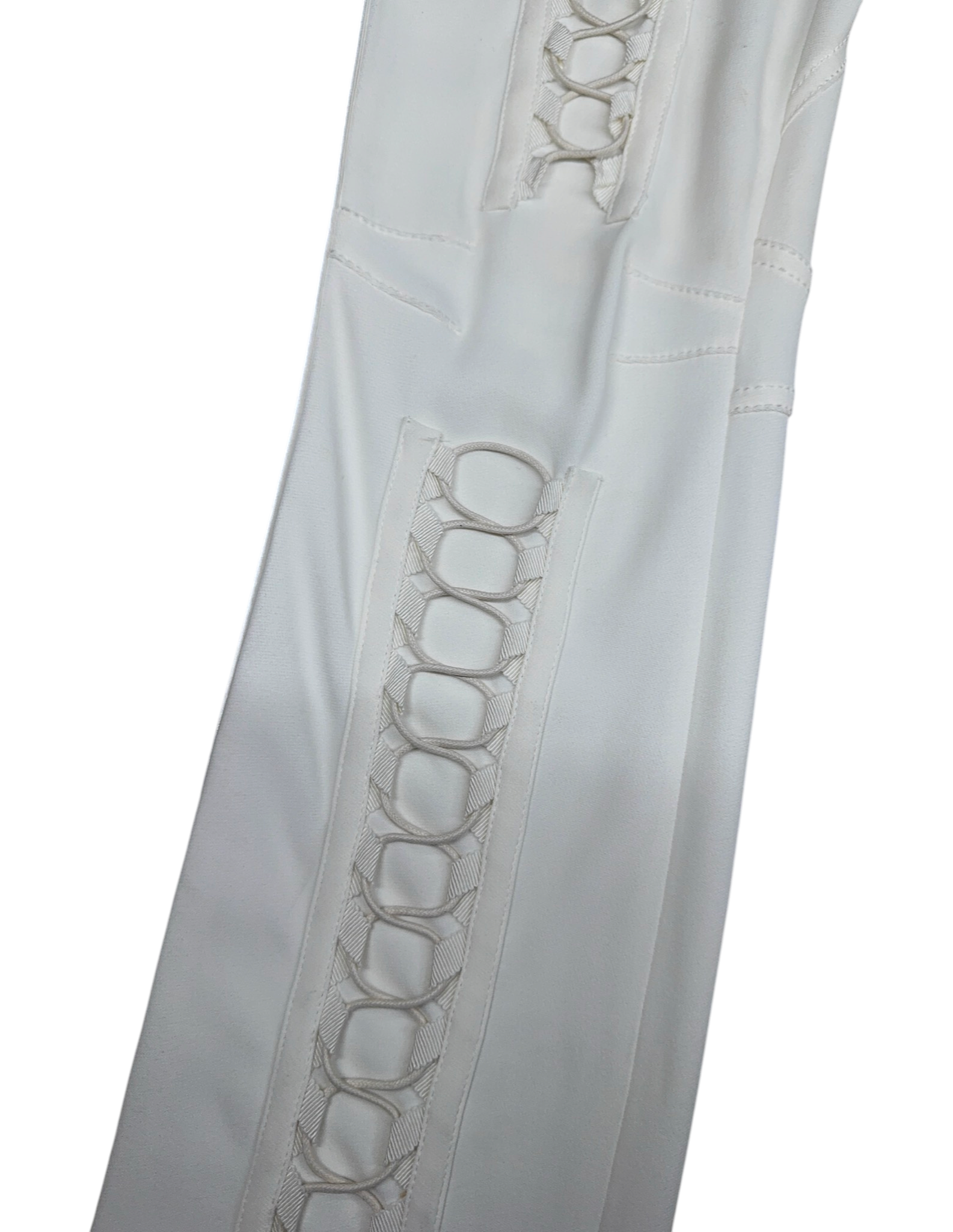 Barbara Bui Off-White Viscose Pants — FR 38