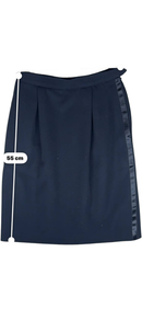 Yves Saint Laurent Navy Skirt — FR 38