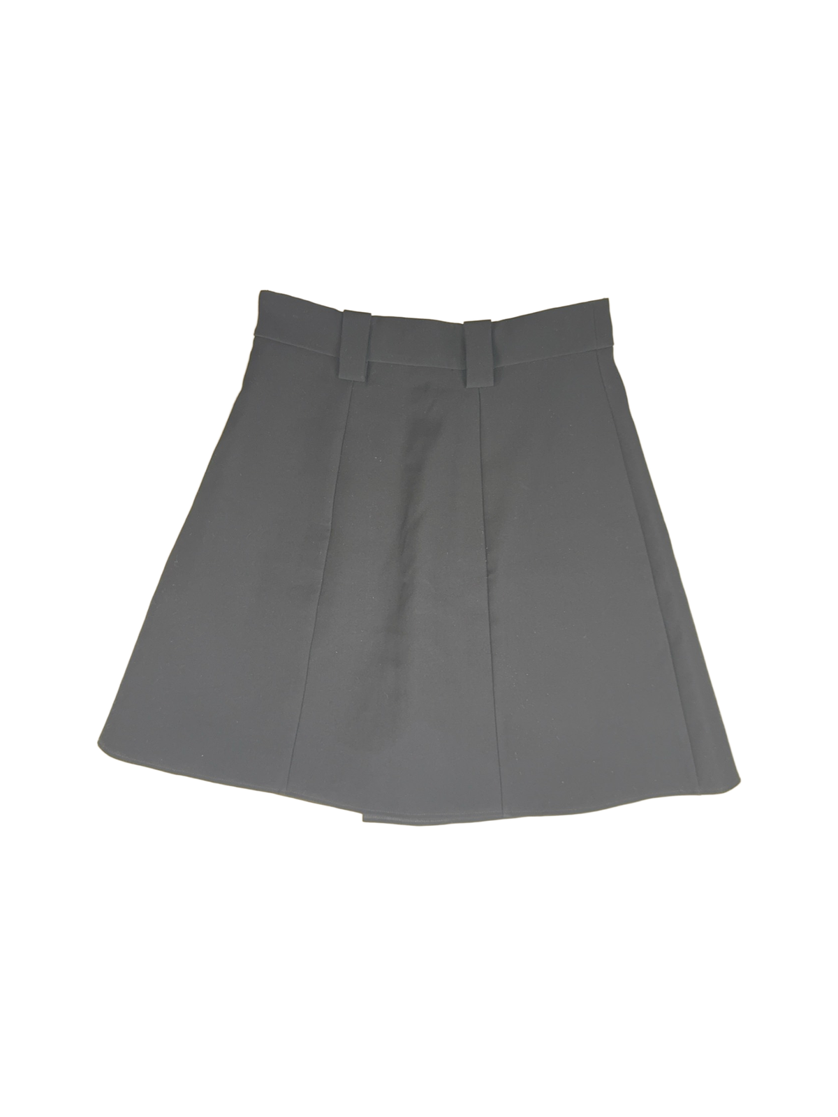 Louis Vuitton Navy Pleated Skirt — 36