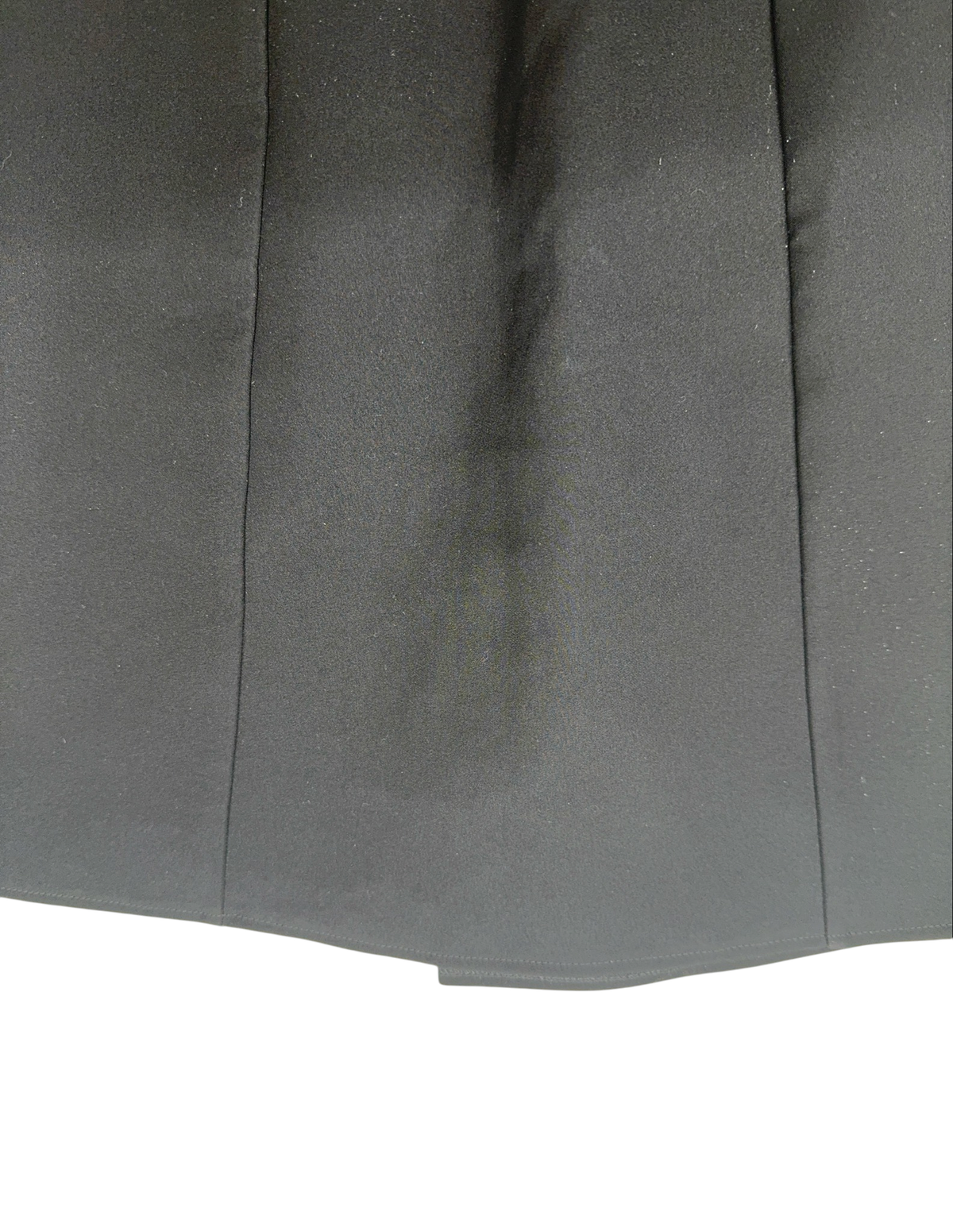 Louis Vuitton Navy Pleated Skirt — 36
