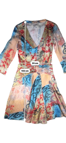 John Galliano Multicolor Dress
