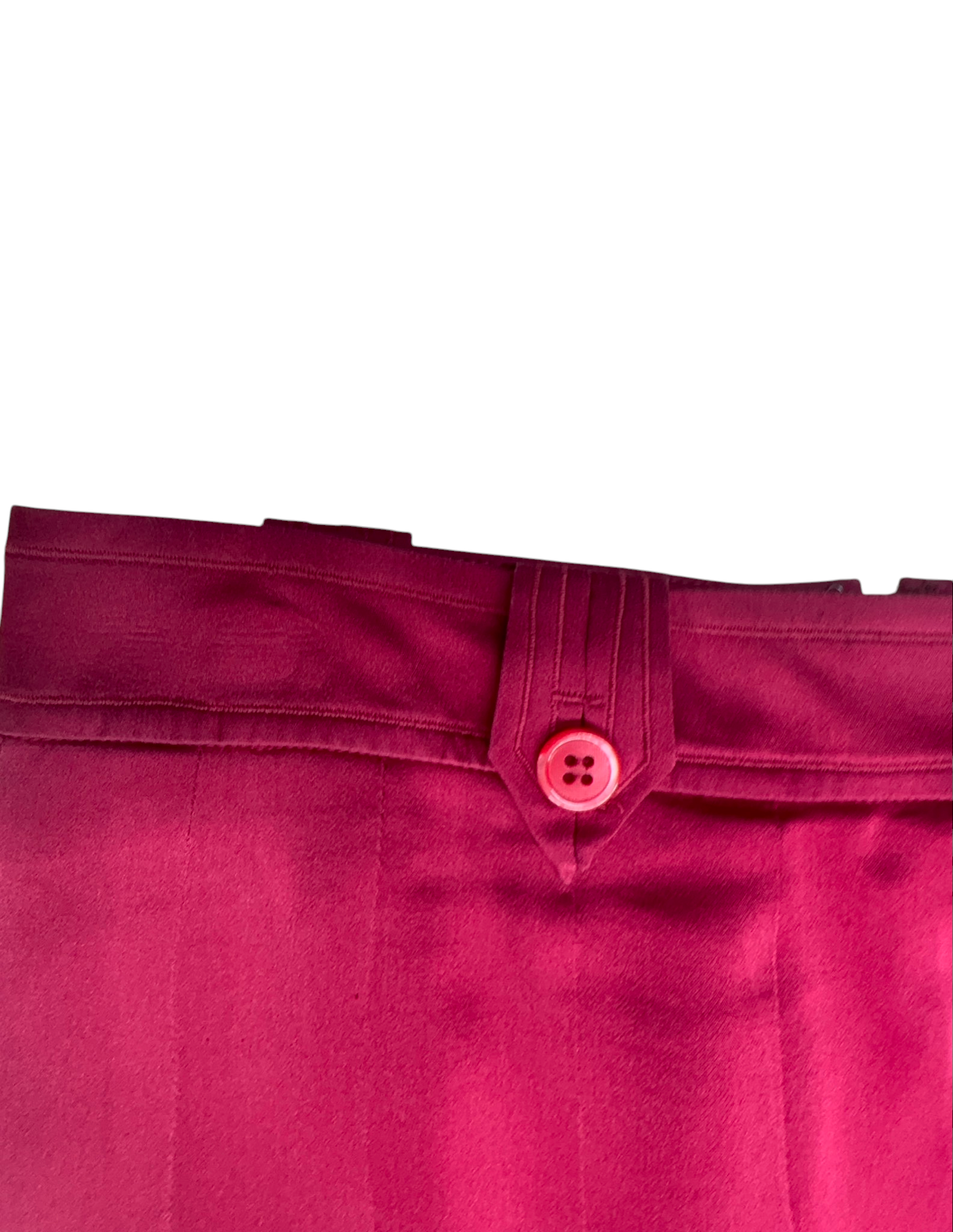 Yves Saint Laurent Magenta Pleated Skirt — M
