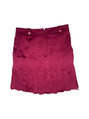 Yves Saint Laurent Magenta Pleated Skirt — M