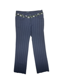 Dolce & Gabbana Charcoal Grey Pinstripe Trousers — M