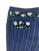 Dolce & Gabbana Charcoal Grey Pinstripe Trousers — M