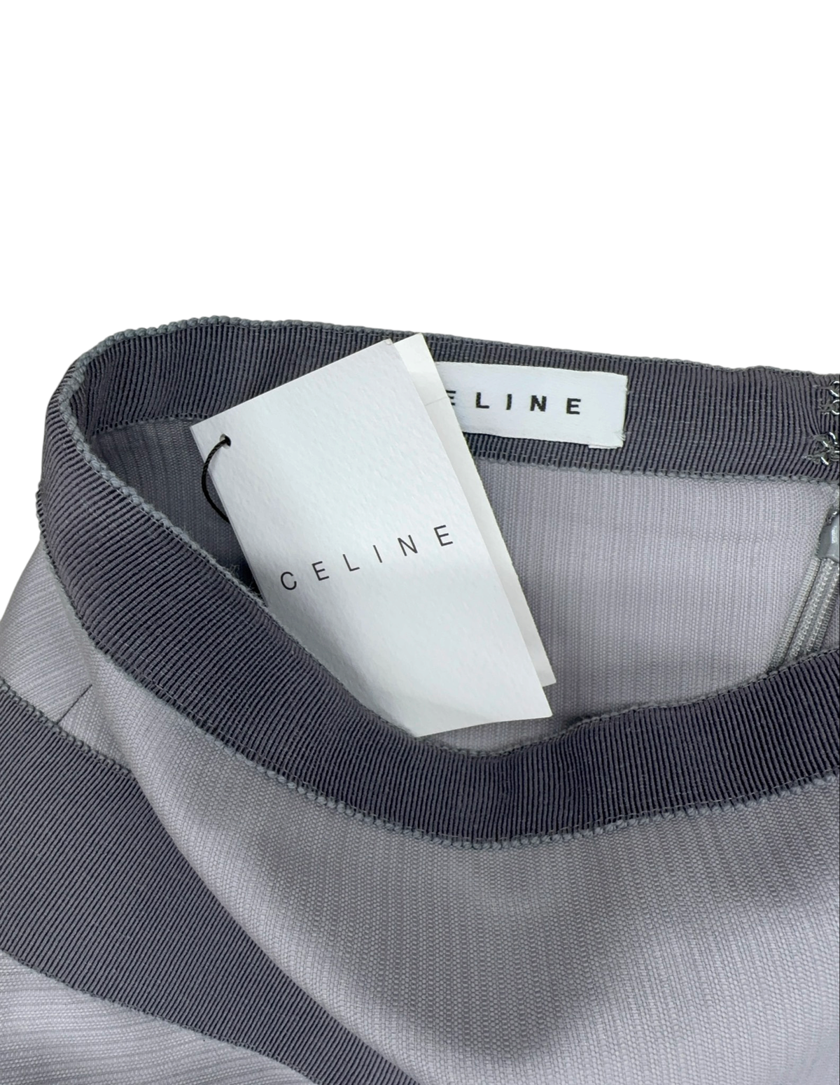 Celine Grey Draped Skirt — XS
