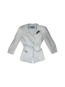 Thierry Mugler Off-White Skirt Suit — FR 36