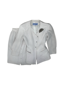 Thierry Mugler Off-White Skirt Suit — FR 36