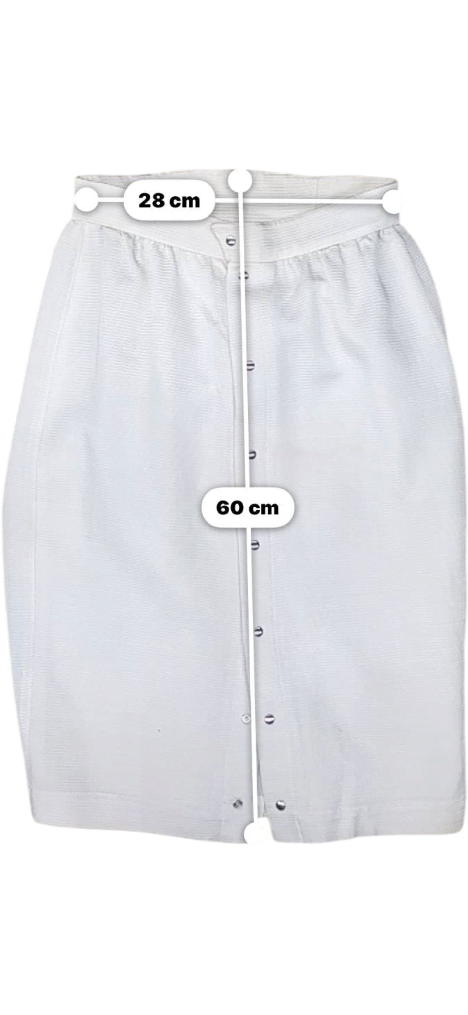 Thierry Mugler Off-White Skirt Suit — FR 36