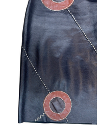 Jupe Kenzo en cuir d'agneau