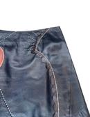 Kenzo Navy Leather Skirt — FR 38