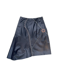 Jupe Kenzo en cuir d'agneau