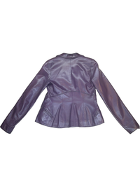 Blazer Hervé Léger en cuir d'agneau