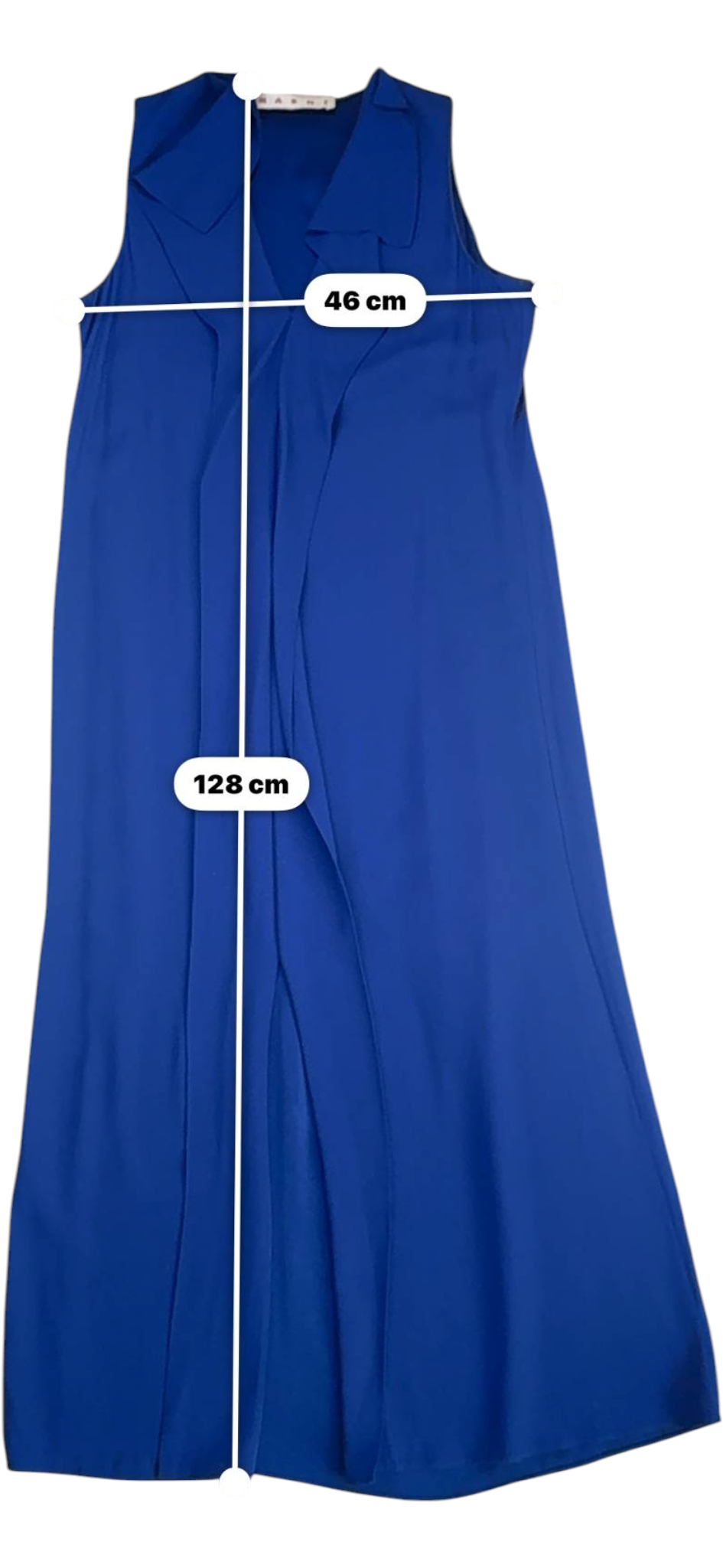 Marni Royal Blue Maxi Dress — S