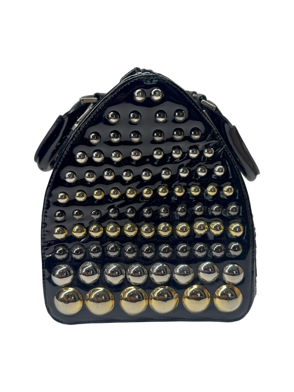 Versace Black Satchel Handbag