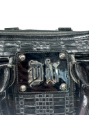 Versace Black Satchel Handbag
