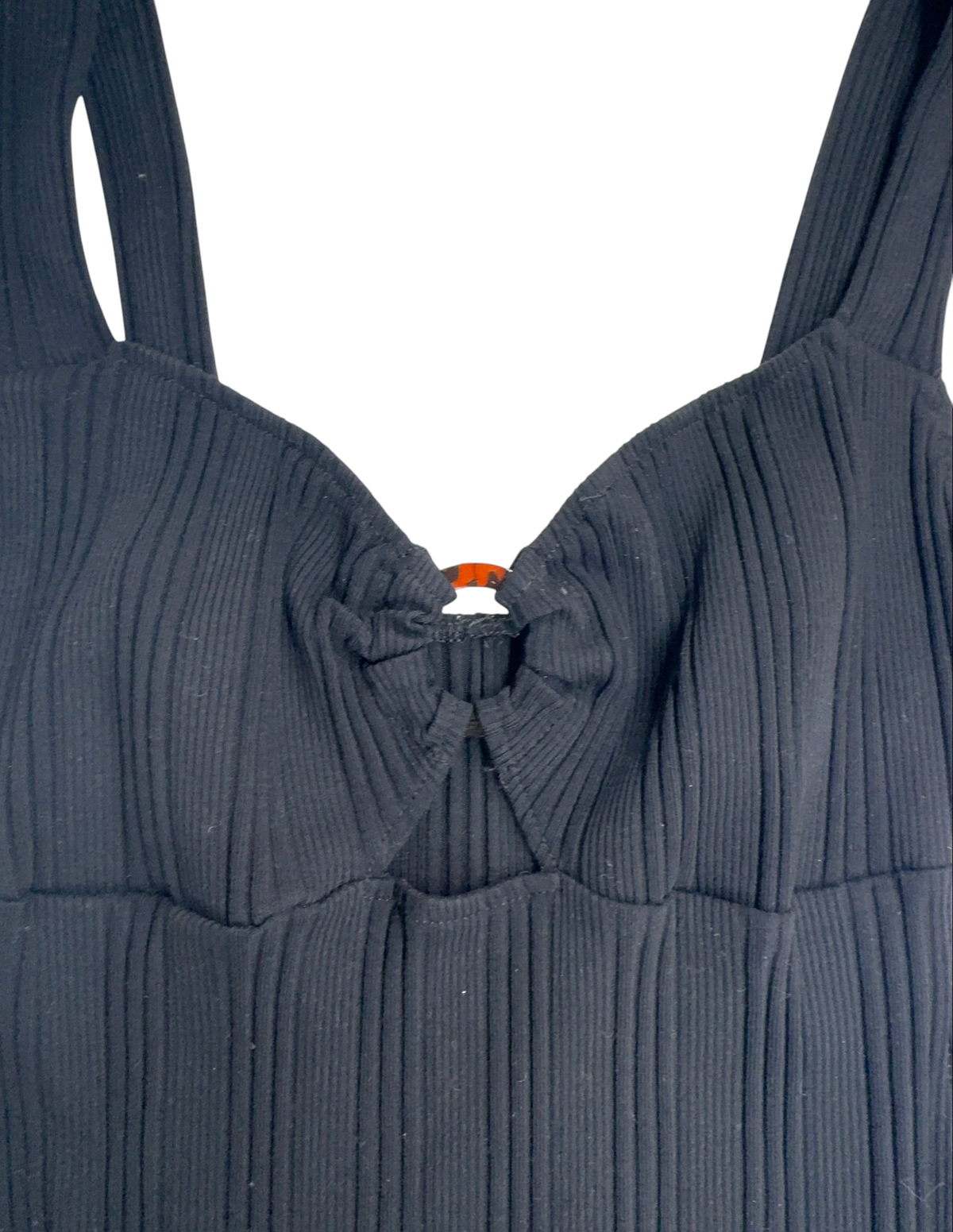 Ysé Black Cotton Bodysuit — FR 34