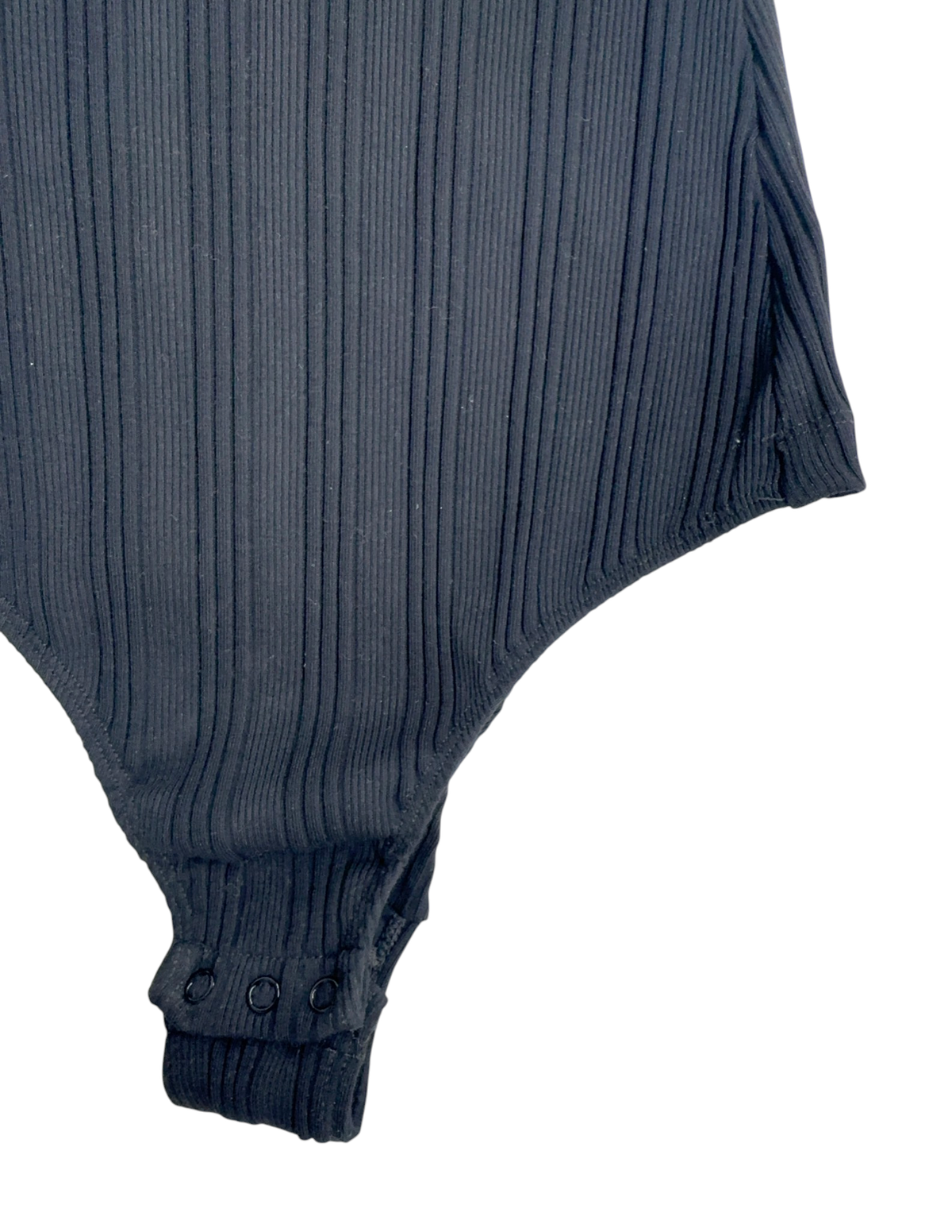 Ysé Black Cotton Bodysuit — FR 34