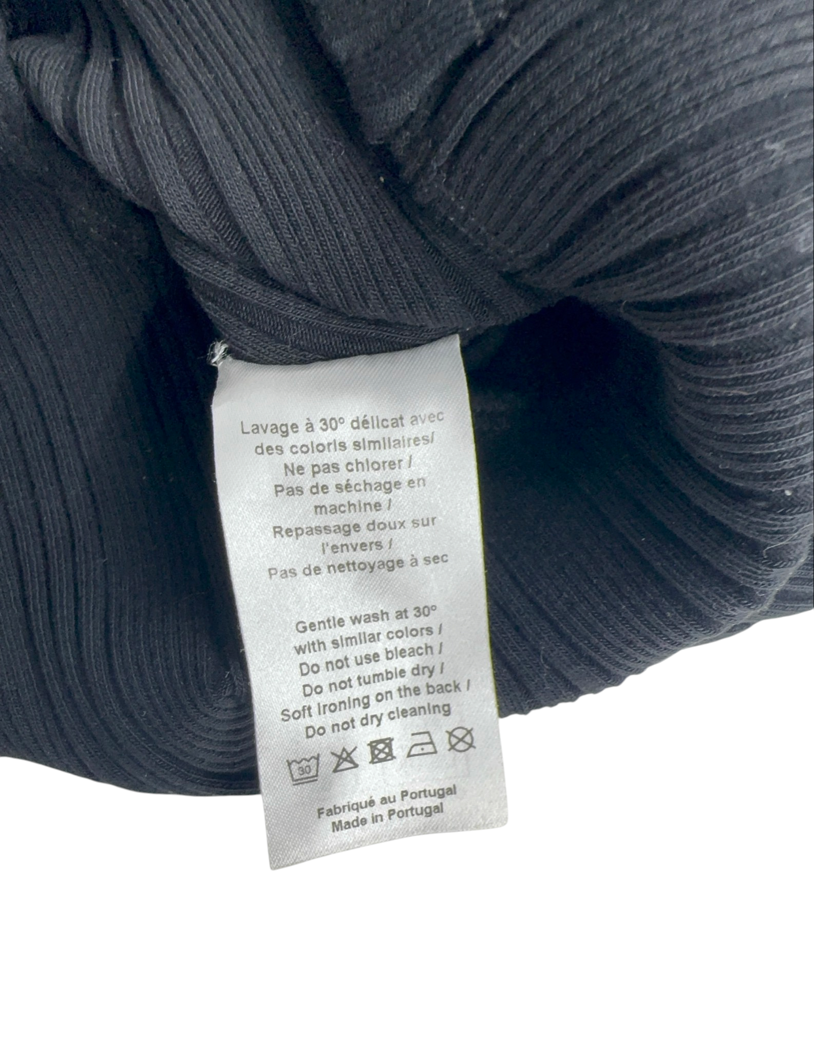 Ysé Black Cotton Bodysuit — FR 34