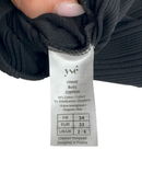 Ysé Black Cotton Bodysuit — FR 34