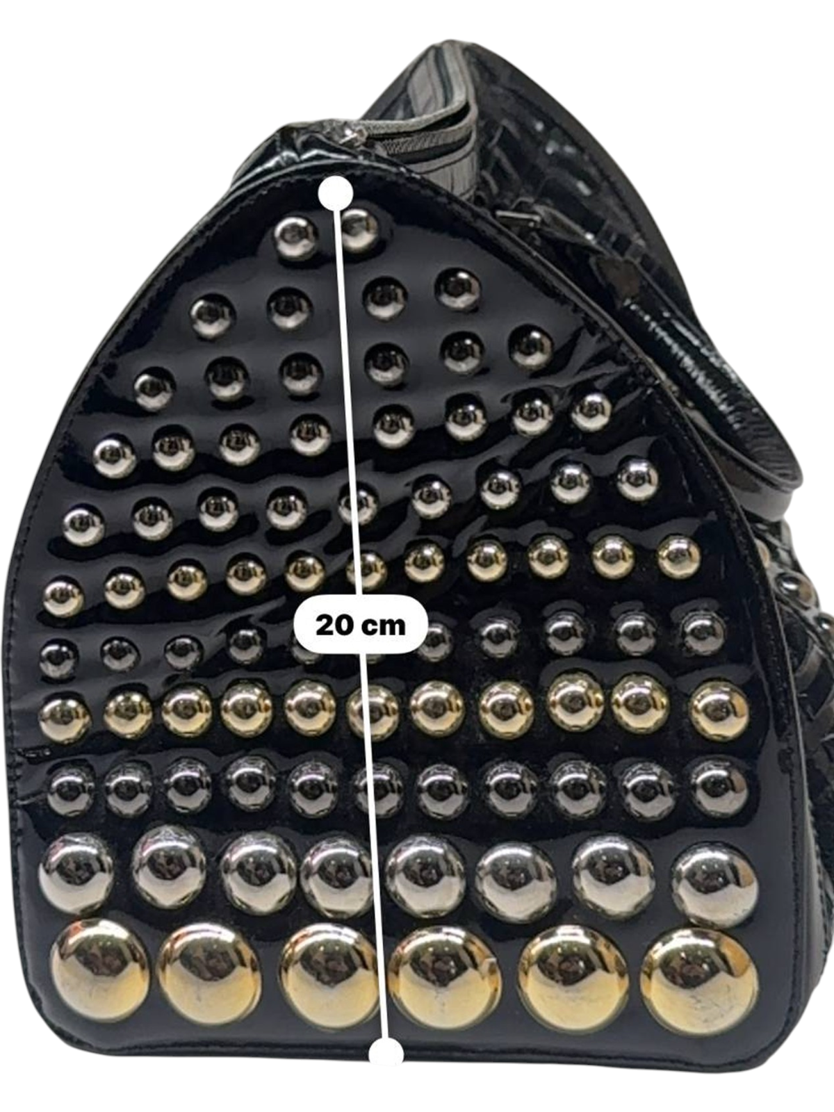 Versace Black Satchel Handbag