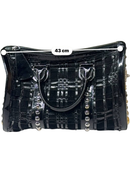 Versace Black Satchel Handbag