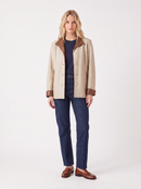 Imper Piel Off-White Leather Jacket — Size 44