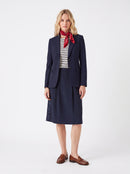 Yves Saint Laurent Navy Skirt — FR 38