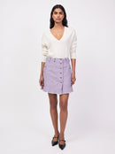 Louis Vuitton Lavender Skirt — S