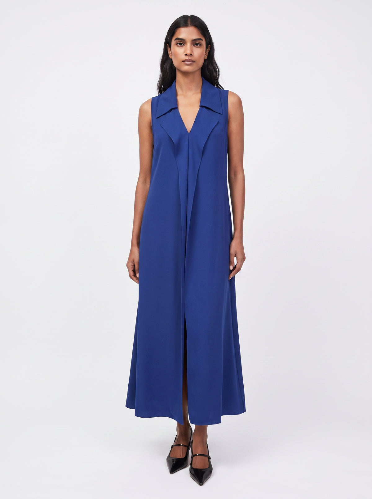 Marni Royal Blue Maxi Dress — S