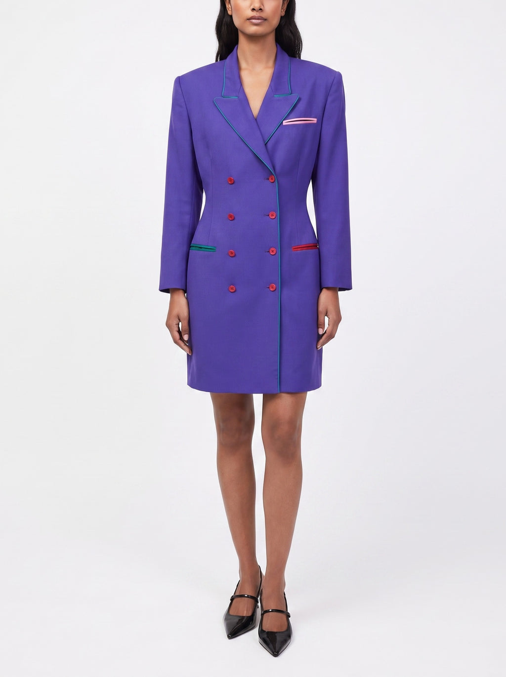 Lolita Lempicka Double-Breasted Blazer Dress
