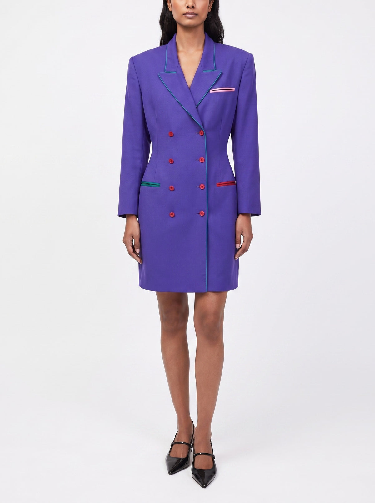 Lolita Lempicka Double-Breasted Blazer Dress