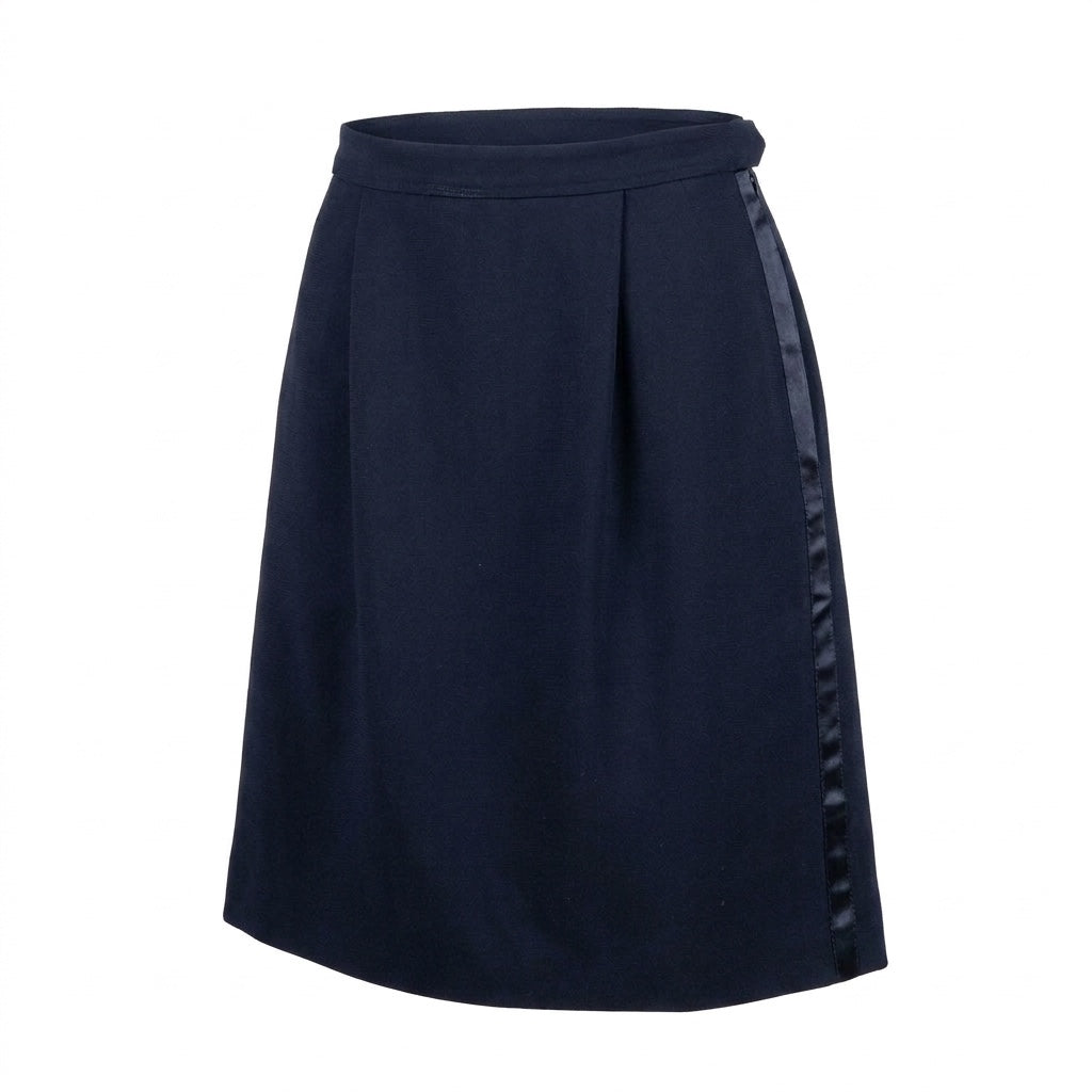Yves Saint Laurent Navy Skirt — FR 38