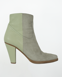 Chloé Suede Boots – Seafoam Green
