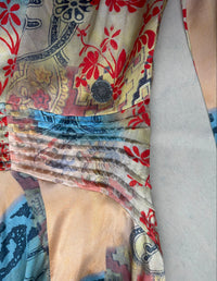 Galliano Print Dress