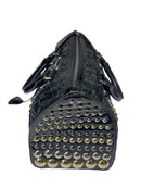 Versace Black Satchel Handbag