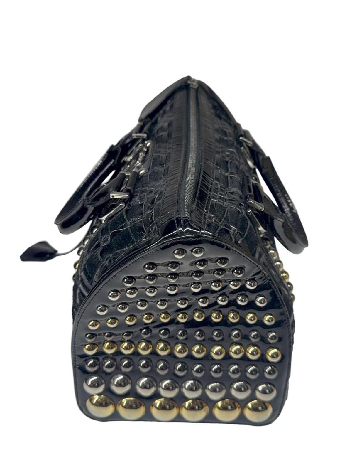 Versace Black Satchel Handbag