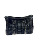 Versace Black Satchel Handbag