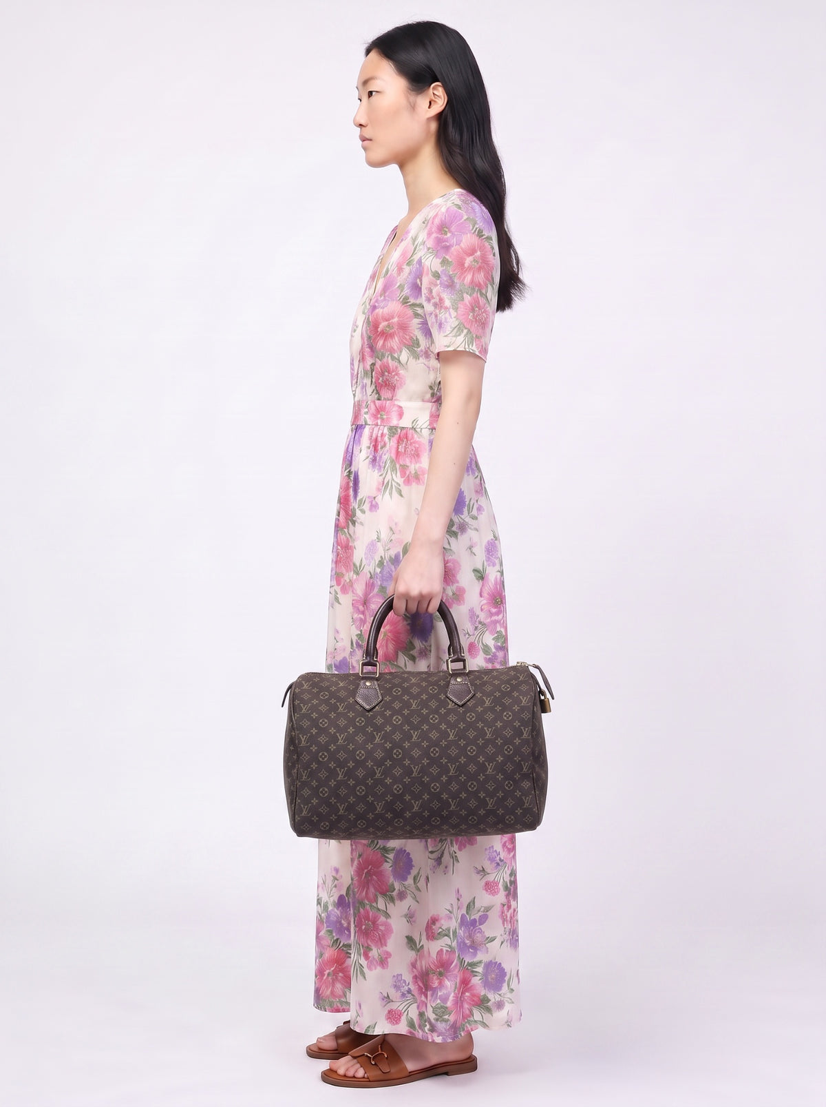 Louis Vuitton Canvas Brown Handbag