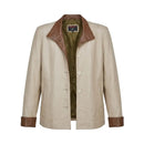 Imper Piel Off-White Leather Jacket — Size 44
