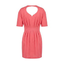 Thierry Mugler Coral Viscose Dress — FR 38