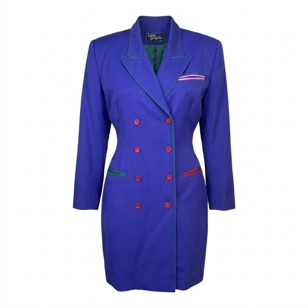 Lolita Lempicka Royal Blue Blazer Dress — S