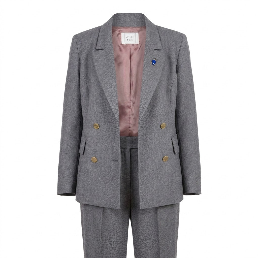 Weill Grey Pantsuit — L