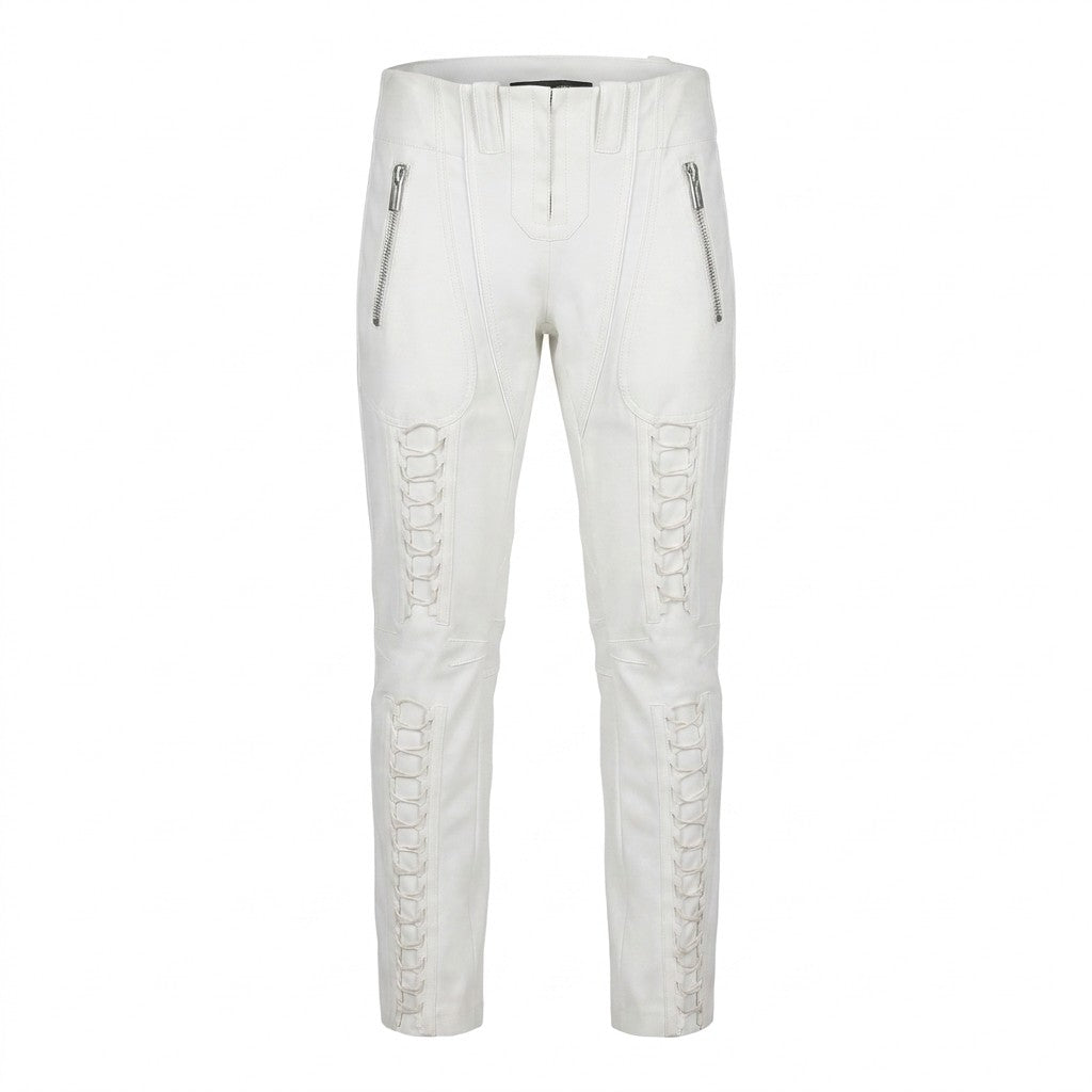 Barbara Bui Off-White Viscose Pants — FR 38