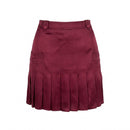 Yves Saint Laurent Magenta Pleated Skirt — M