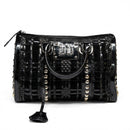 Versace Black Satchel Handbag