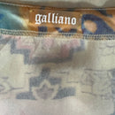 Galliano Print Dress