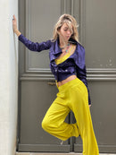 Cropped Zip-Up Jacket